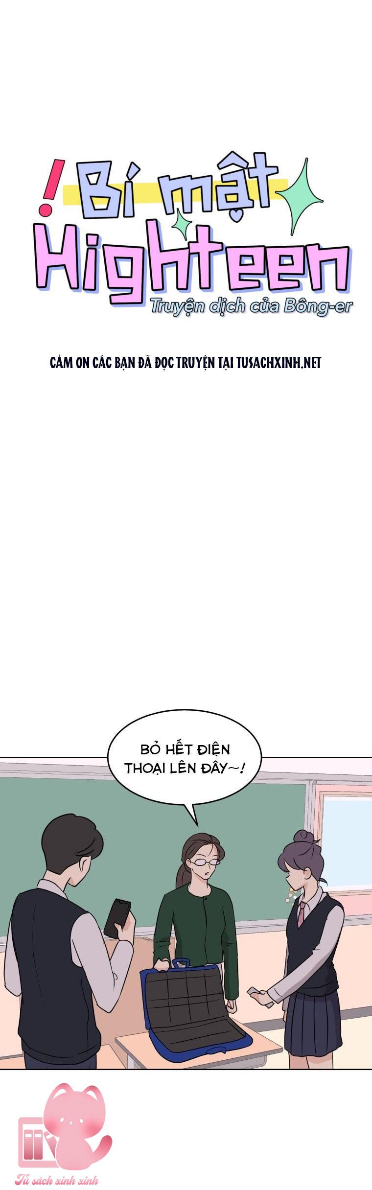 Bí Mật Highteen - Chap 3