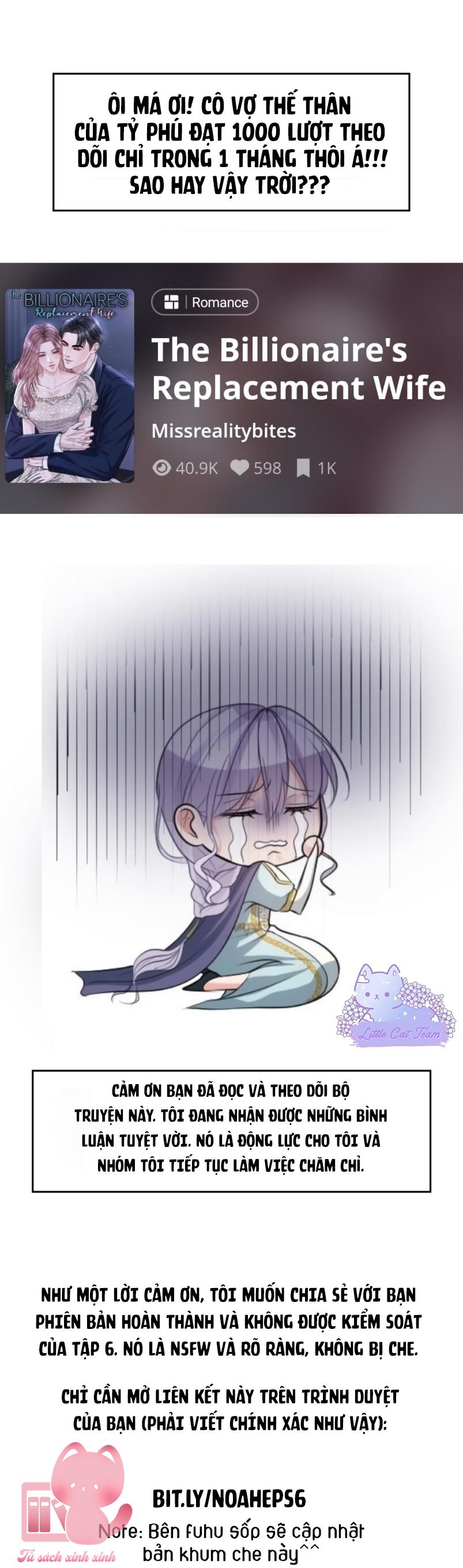 Cô Vợ Thế Thân Của Tỉ Phú - Chap 6