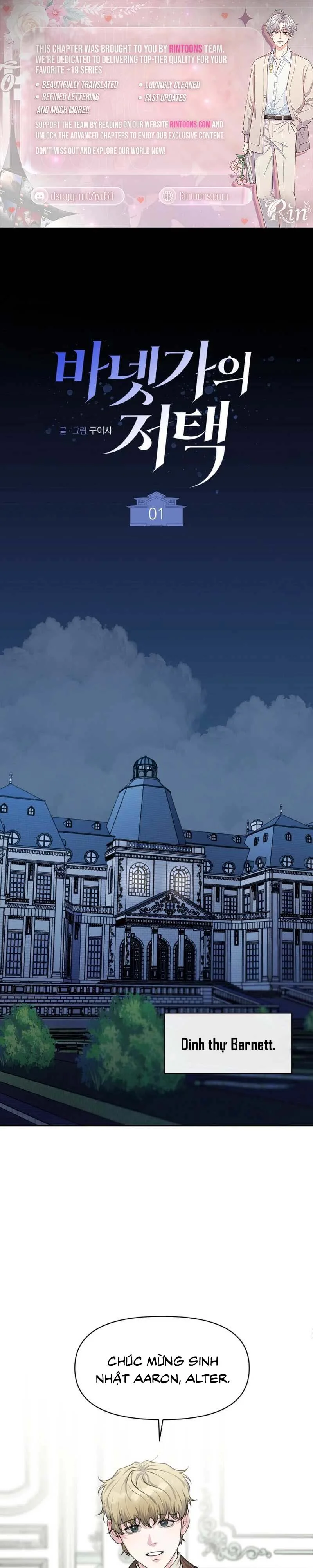 Dinh thự Barnett - Chap 1