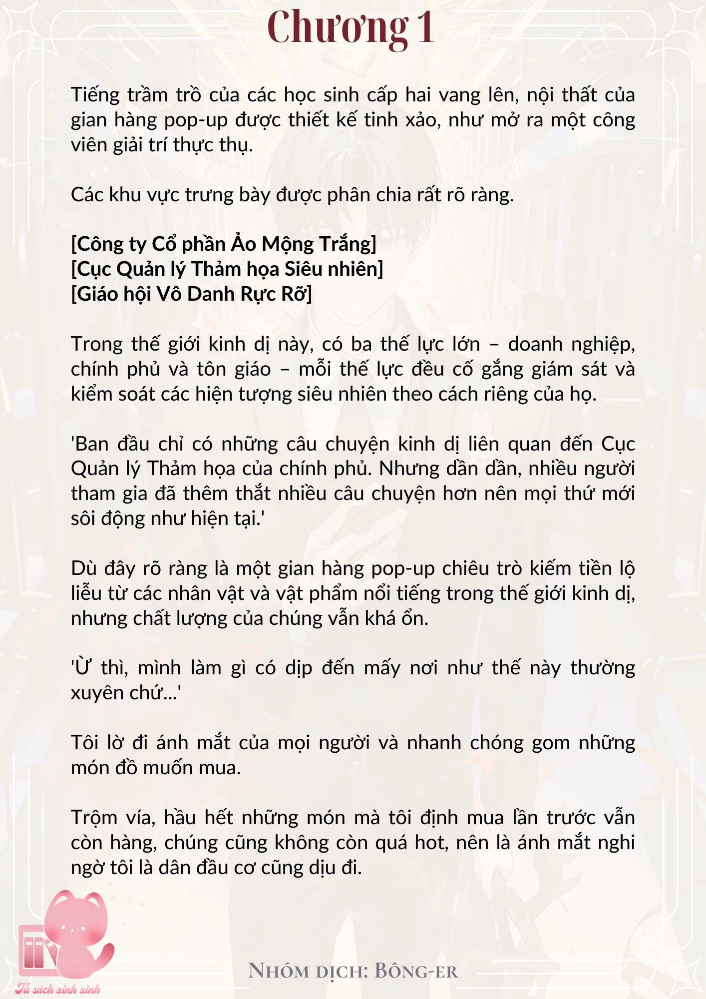 Dù Rơi Vào Truyện Kinh Dị Tôi Vẫn Phải Đi Làm - Chap 1