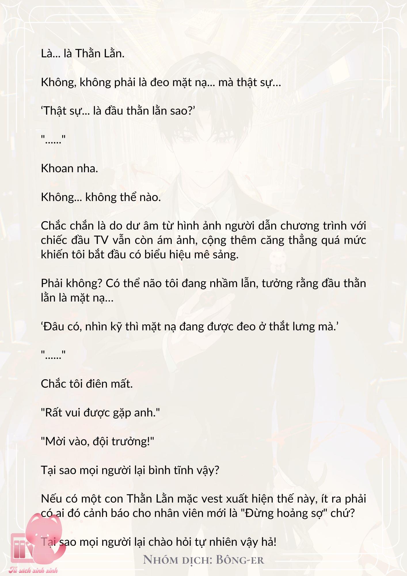 Dù Rơi Vào Truyện Kinh Dị Tôi Vẫn Phải Đi Làm - Chap 14