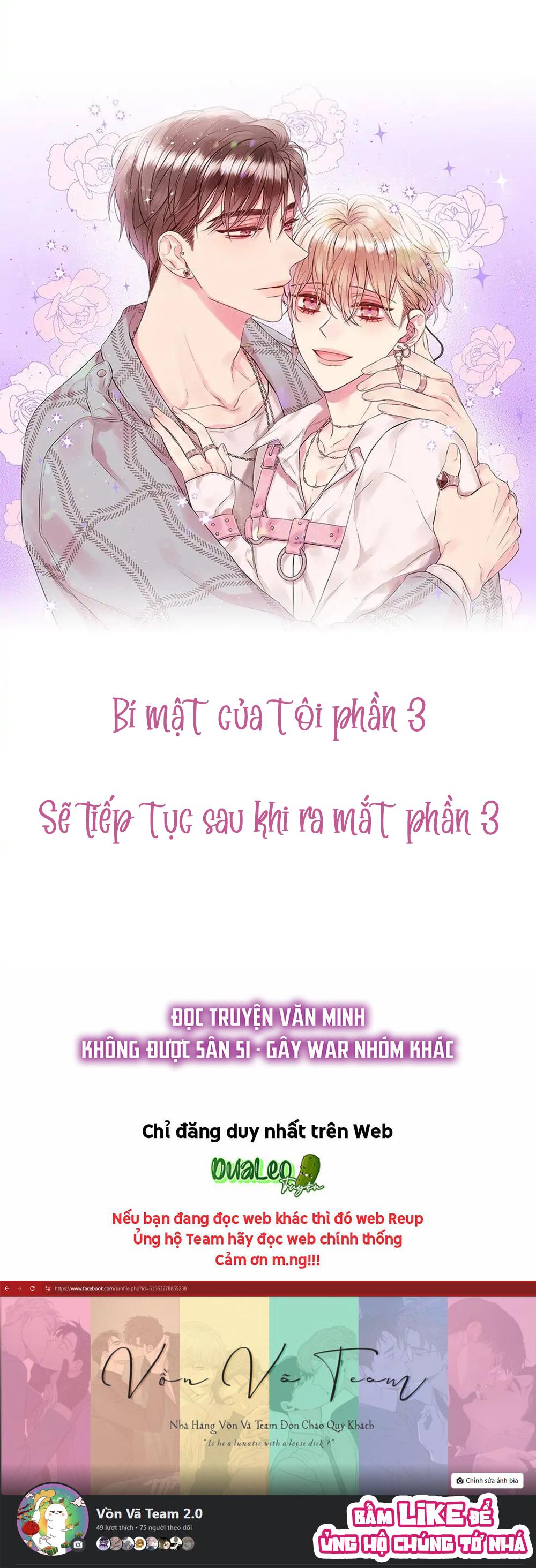 (END) Bí Mật Của Tôi - Chap 64.2
