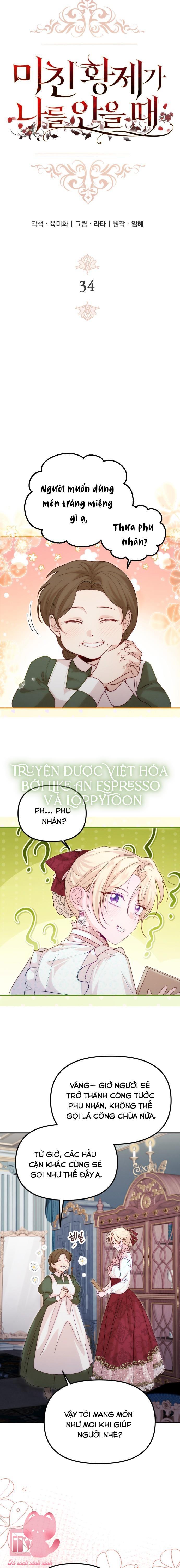 Hoàng Đế Điên Cuồng Ôm Lấy Tôi - Chap 34