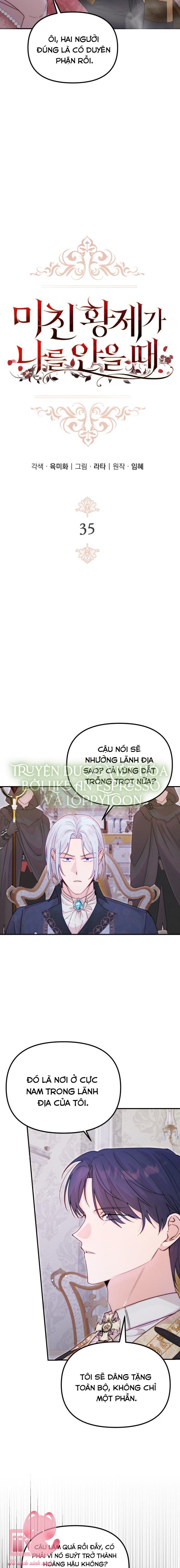 Hoàng Đế Điên Cuồng Ôm Lấy Tôi - Chap 35