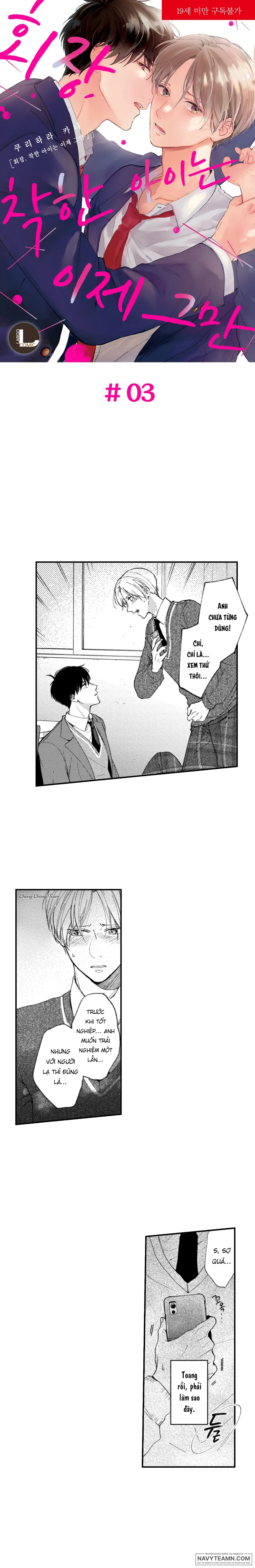 Hội Trưởng À, Đừng Giả Vờ Ngoan Ngoãn Nữa!! - Chap 3