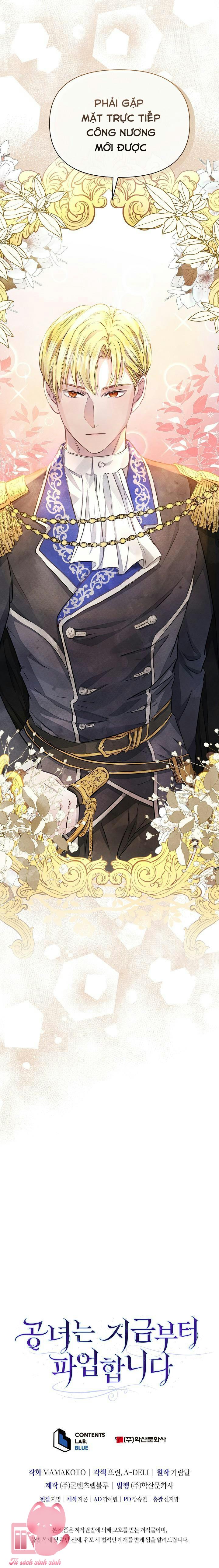 Kể Từ Giờ, Công Nương Sẽ Đình Công - Chap 3