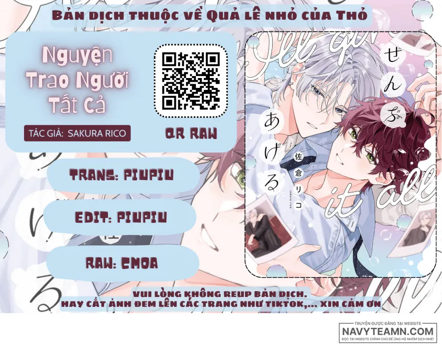 Nguyện Trao Người Tất Cả - Chap 1