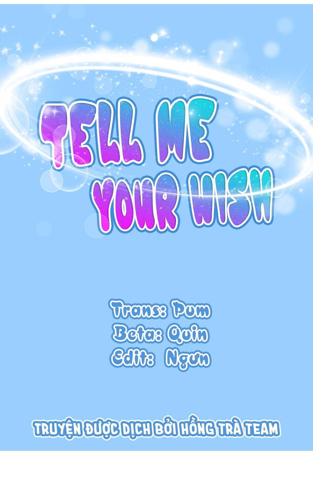 Nói Tôi Nghe Điều Ước Của Cậu! - Chap 13