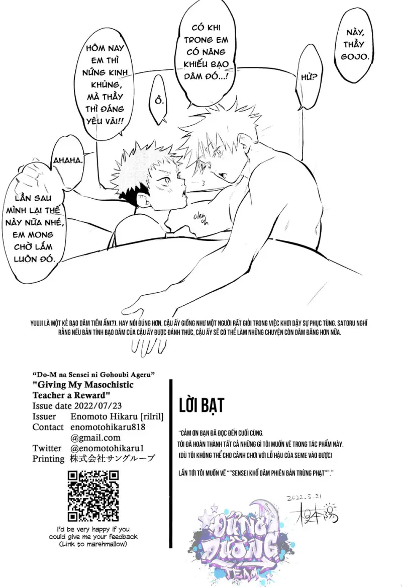 ONESHORT CHỊCH MẠNH Chap 27 - Next Chap 28