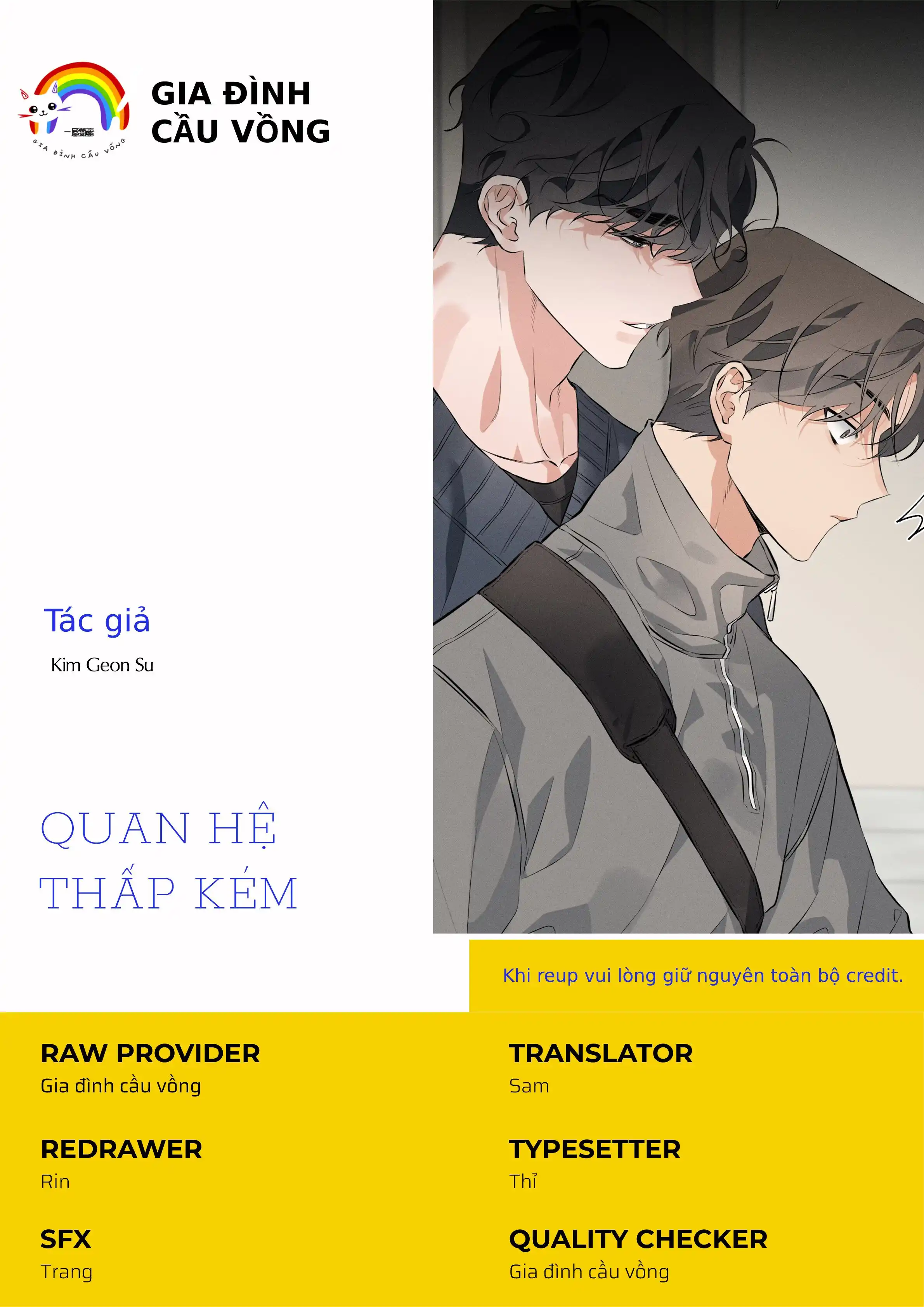 QUAN HỆ THẤP KÉM - Chap 10