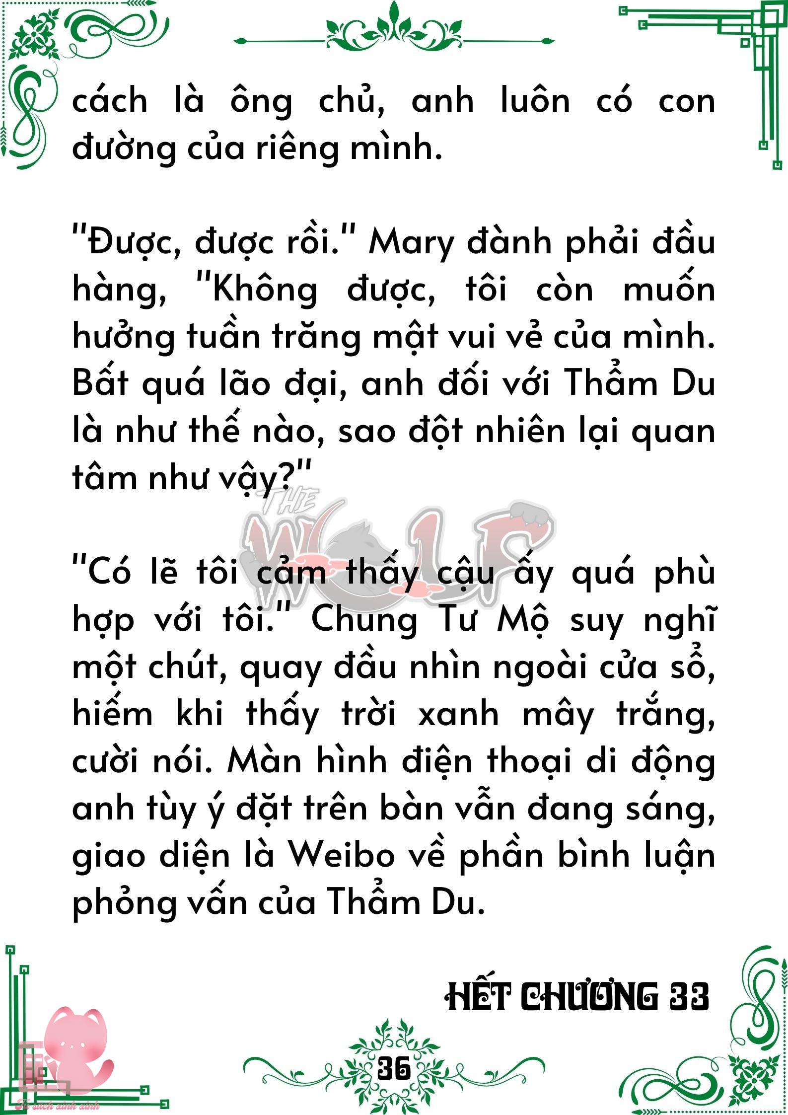 Quý nhân phù trợ Du - Chap 33