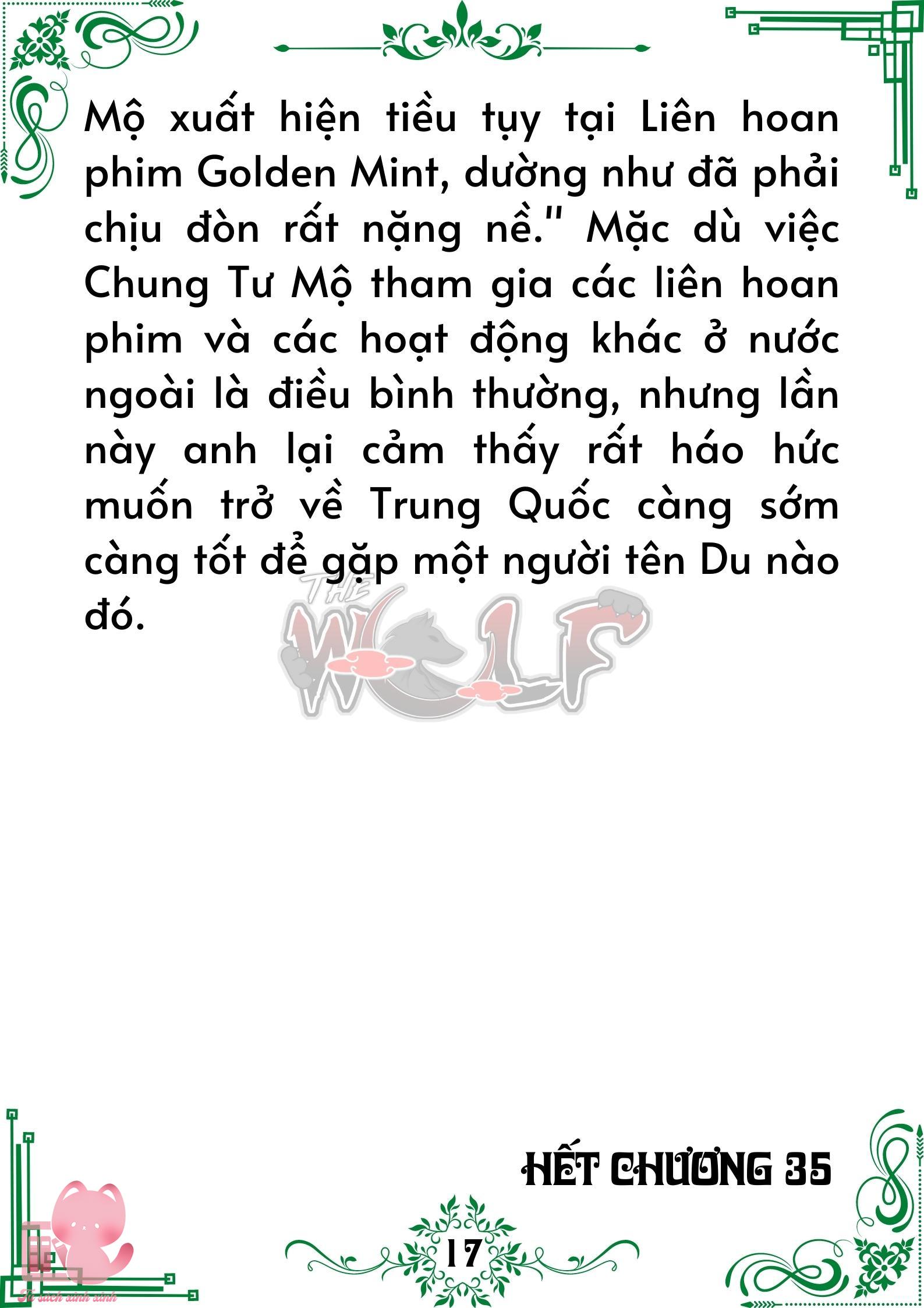 Quý nhân phù trợ Du - Chap 35