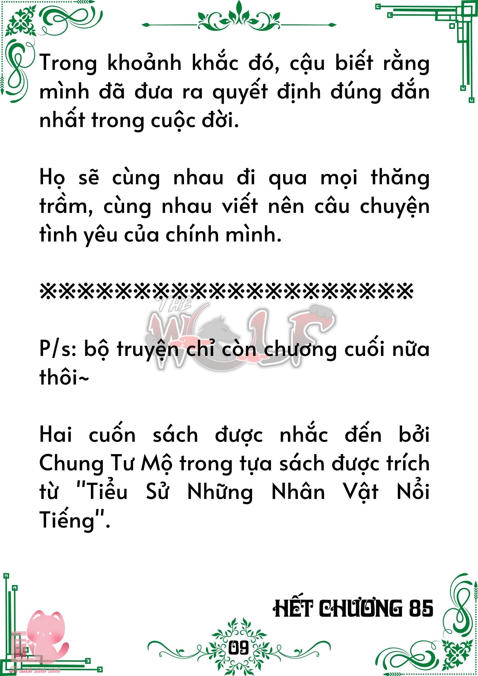 Quý nhân phù trợ Du - Chap 85