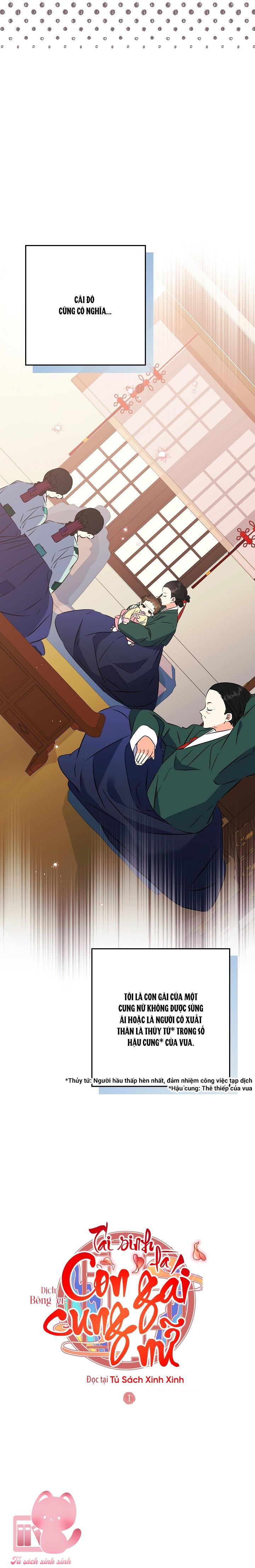 Tái Sinh Là Con Gái Cung Nữ - Chap 1